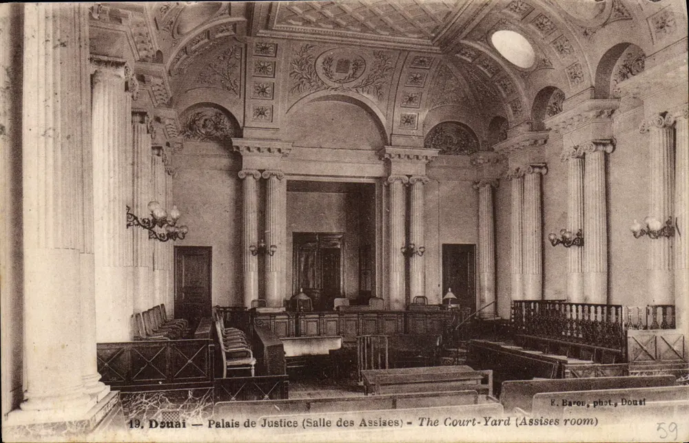 Donai — Gerichtssaal (Sitzungssaal) — E. Barou, phot. Doust, Nr. 59 - Vorderseite