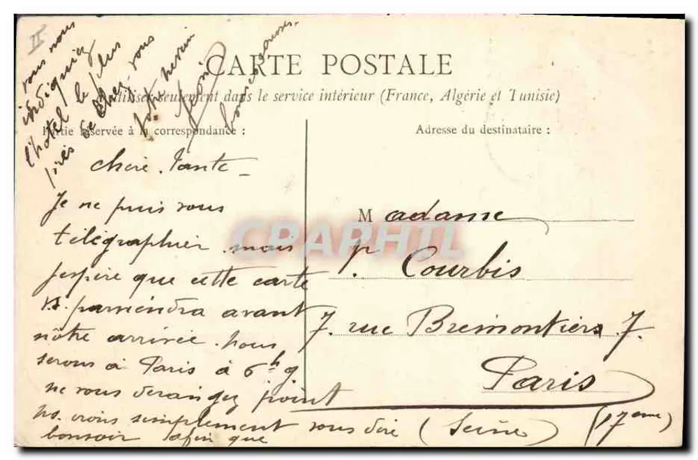 Dijon — Palácio de Justiça — B. Rouguyt, n°10 - Verso