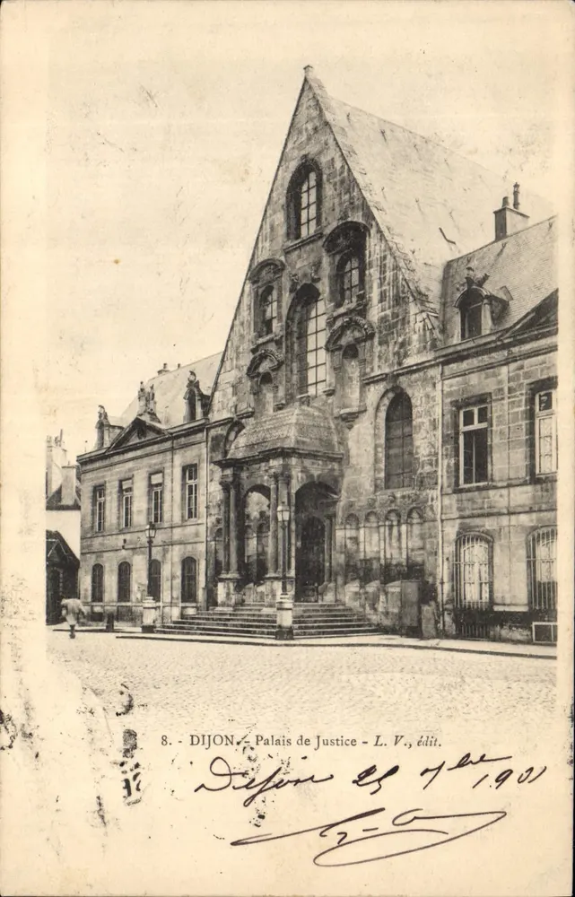 Dijon - Palácio de Justiça — L. V., edição 1901 - Frente
