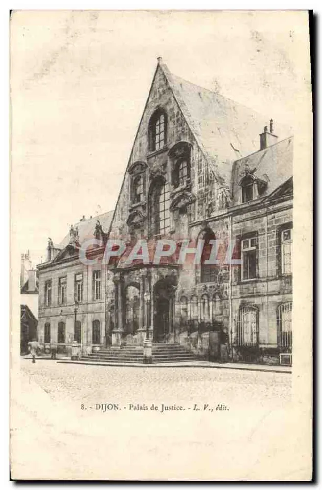 Dijon - Palácio de Justiça - L. V., editor - Frente