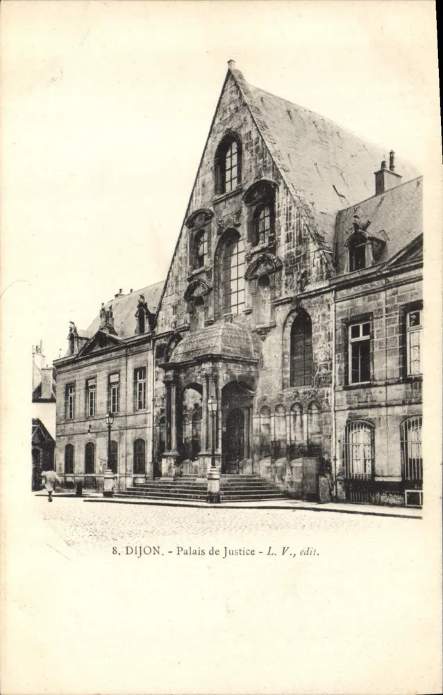 Dijon - Palácio de Justiça — L. V., editor - Frente