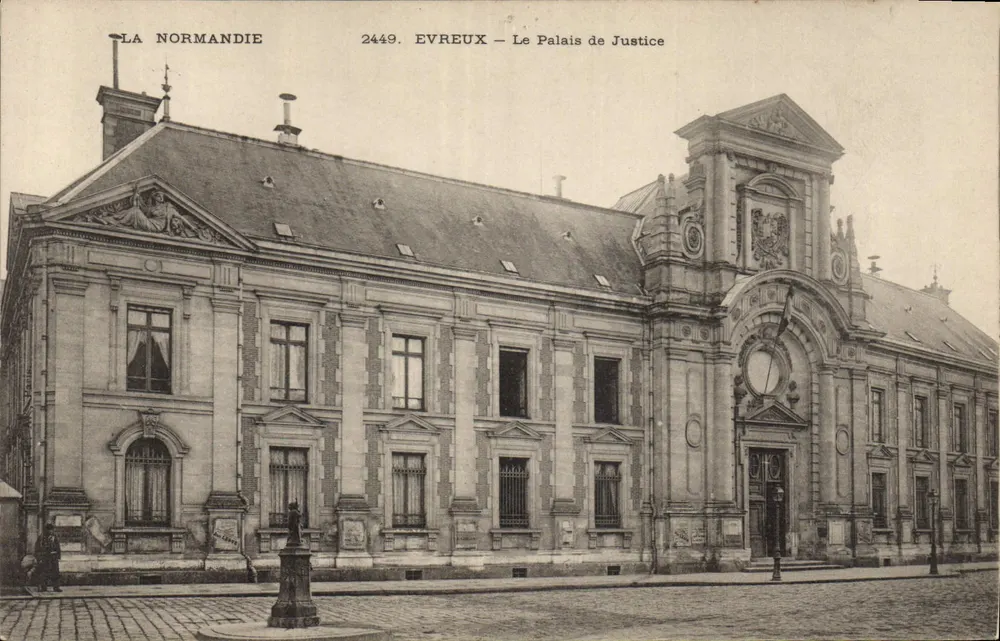 Evreux — Das Palais de Justice — Normandie, Nummer 2449 - Vorderseite