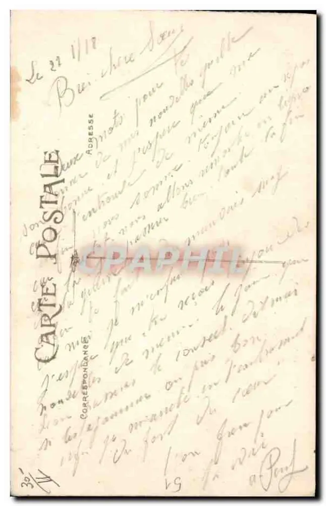 Épernay — O Palácio de Justiça — J. Bourgogne editor, Château-Thierry - Verso