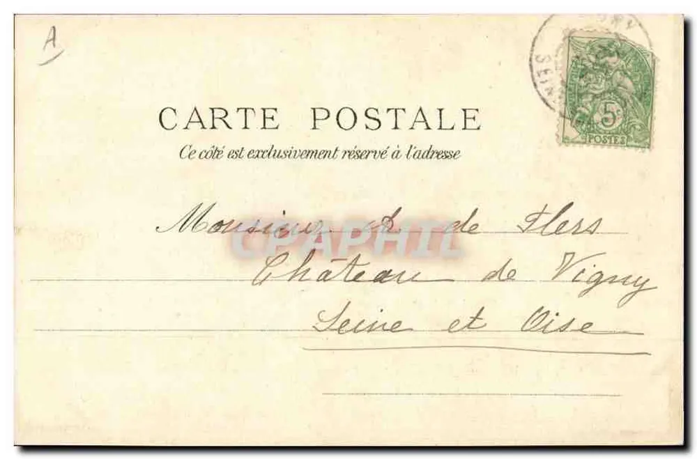 Cassard — Kreuzer der 2. Klasse, 10 143 Pferdestärken — Sammlung Villaz, Quimper - Rückseite
