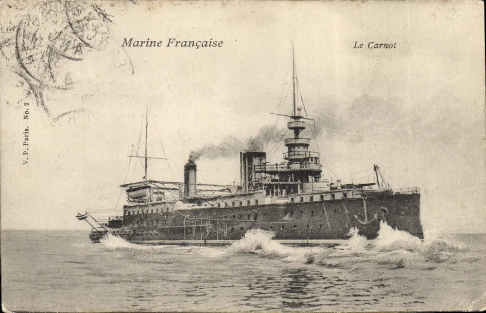Le Carnot — Kreuzer der französischen Marine — V.P. Paris. Nr. 2 - Vorderseite