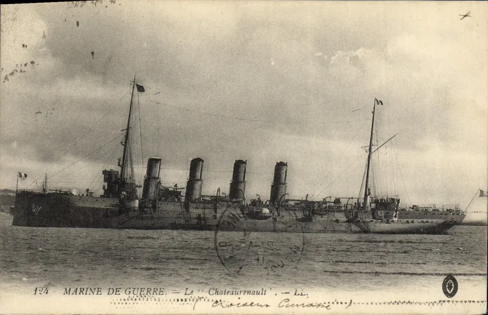 Kriegsmarine — Der "Châteaurenault" — LL. — Verlag A. V. Fils & Cie, Nîmes, Nr. 124 - Vorderseite