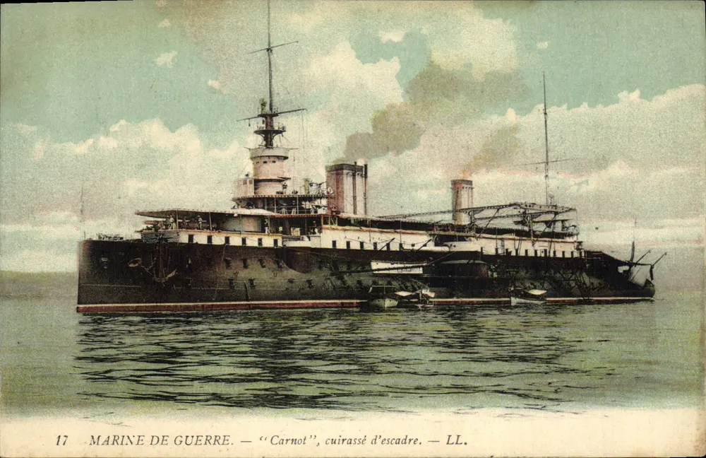 Kriegsmarine — « Carnot », Schlachtschiff der Flotte — LL. - Vorderseite