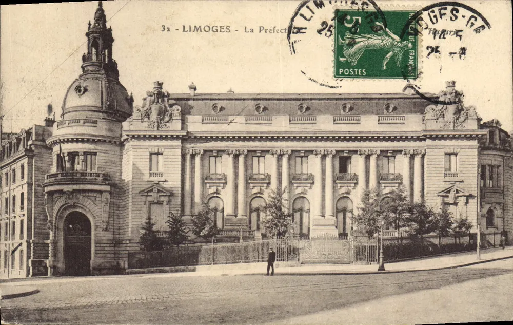 Limoges - A Prefeitura — editor desconhecido, n° 32 - Frente