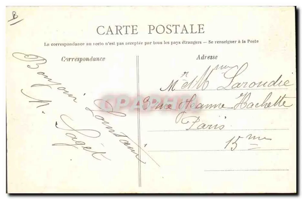 Trajes de Paludiers — Danças bretonas — St-Nazaire - Verso