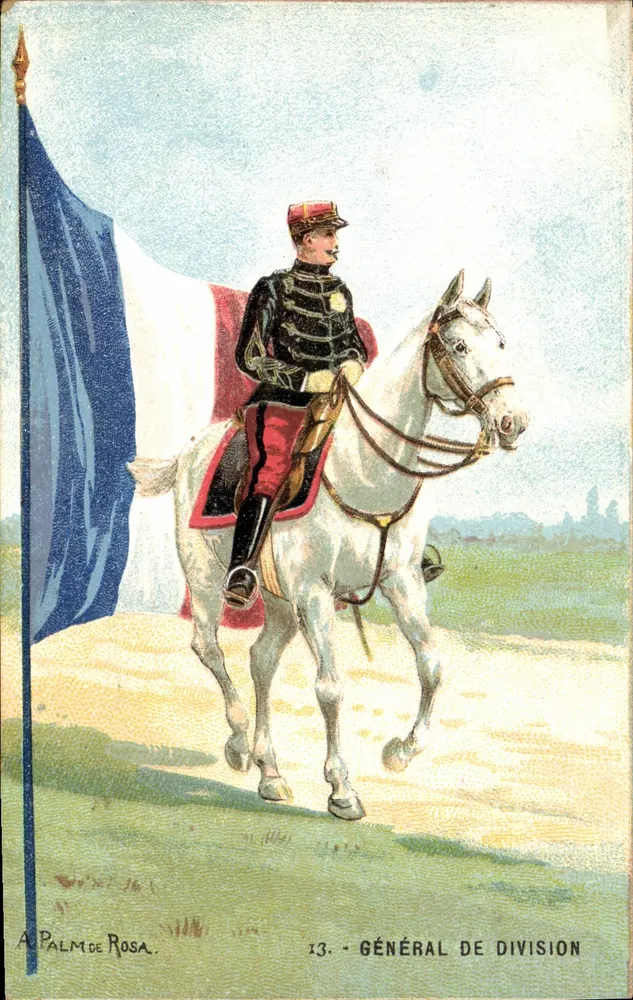Geral de Divisão — A. Palm de Rosa — n°13 - Frente