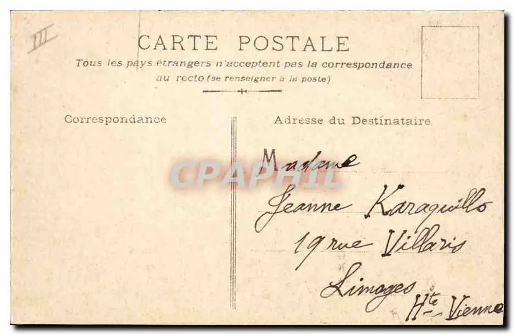 Cérémonie militaire — cavalier saluant — éditeur VAUGIRARD n° 16 - Rückseite