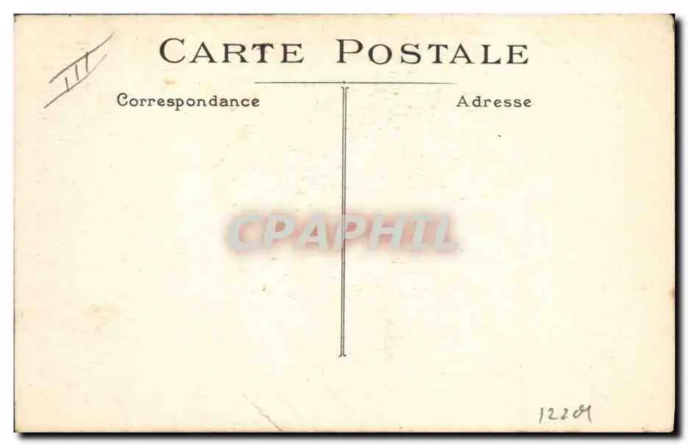 Cuirassier — cavaleiro em armadura — editor não identificado, n° de série 12289 - Verso