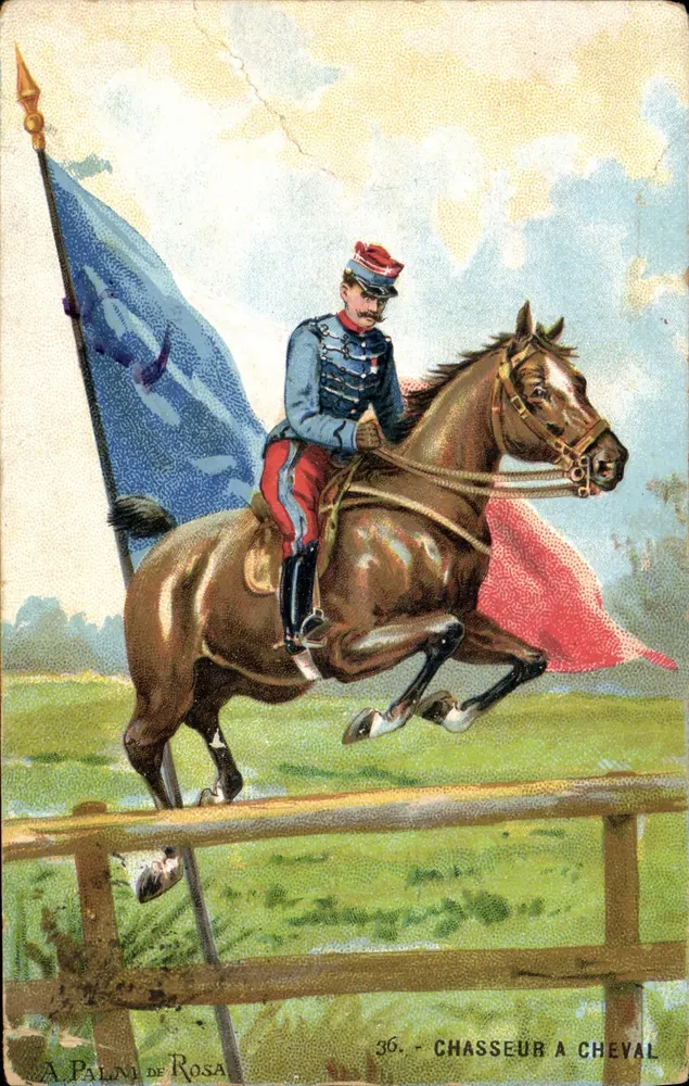 Reiter im Sattel — 36. — A. Pallini de Rosa - Vorderseite