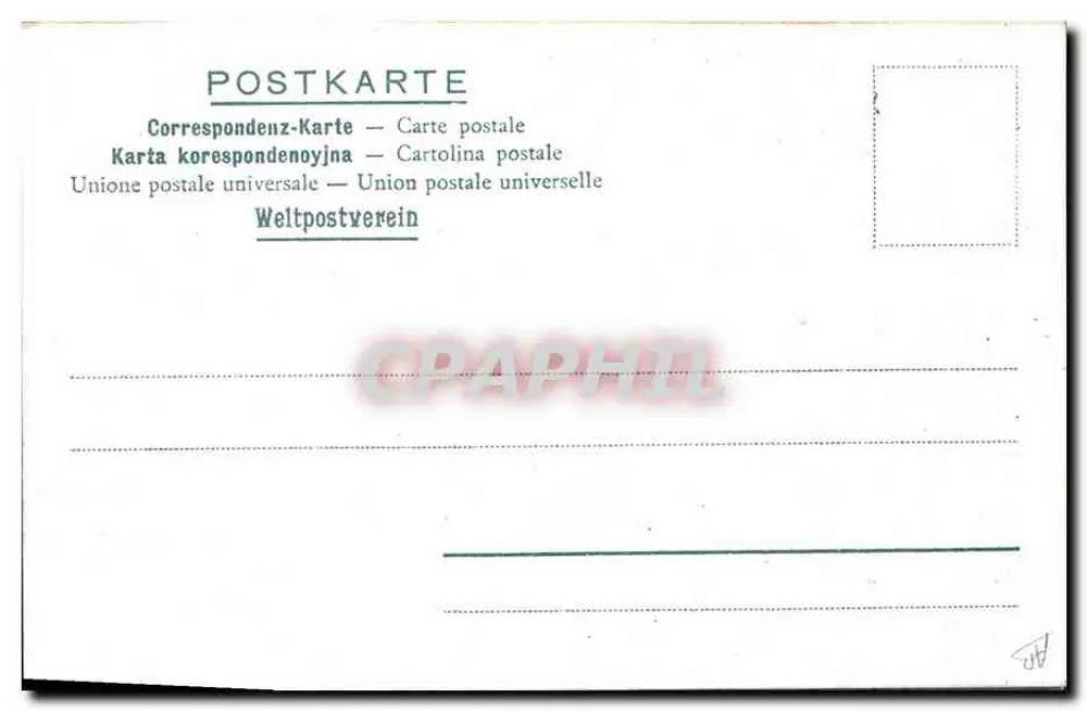Guarda do Vaticano — uniforme histórico — editor desconhecido, número de série não visível - Verso