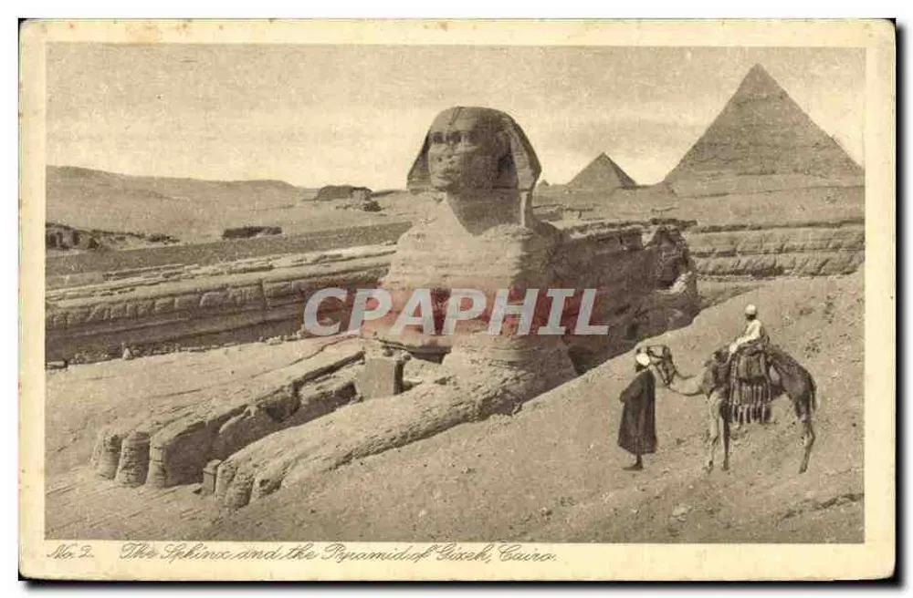 Der Sphinx und die Pyramide von Gizeh, Kairo — Zogheurto & Friers, n°2 - Vorderseite