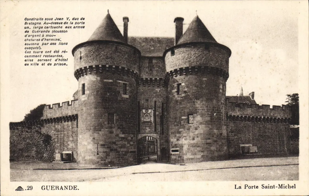 A Porta Saint-Michel — Guerande - Frente