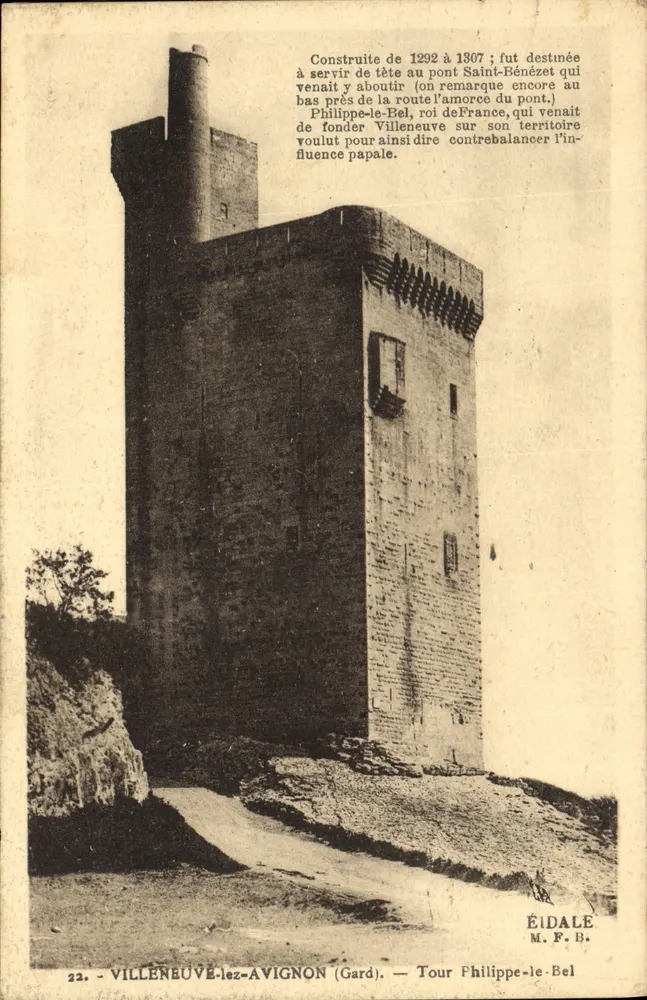 Villeneuve-lès-Avignon (Gard) — Tour Philippe-le-Bel — ÉIDALE - Vorderseite