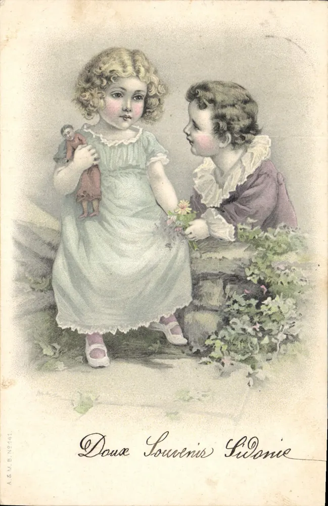 Zwei Erinnerungen - Ludonie — A.&M.B. N°9441 - Vorderseite