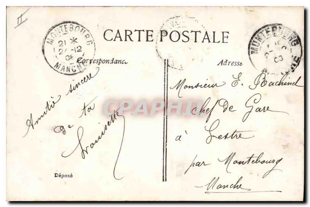 Familie zu Hause — Weihnachten — Verlag E.P. Nr. 102 - Rückseite