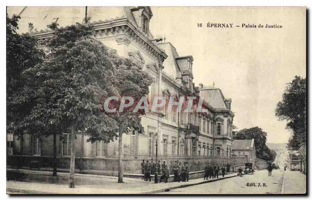 ÉPERNAY — Palácio de Justiça — Edit. J. B. - Frente