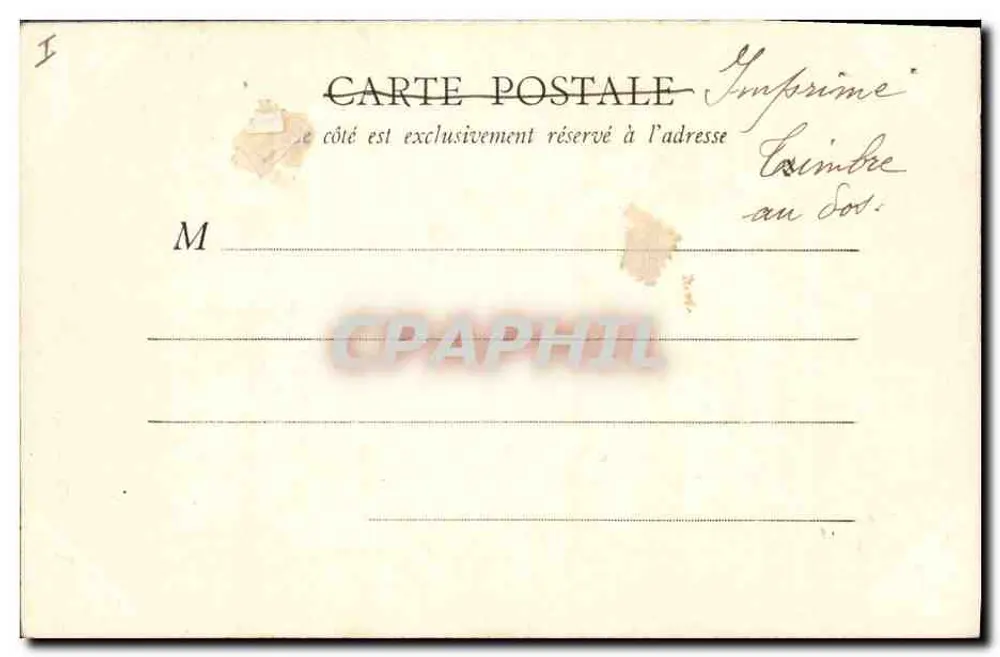 Palácio de Justiça — Évreux, Eure — B.F., Paris - Verso