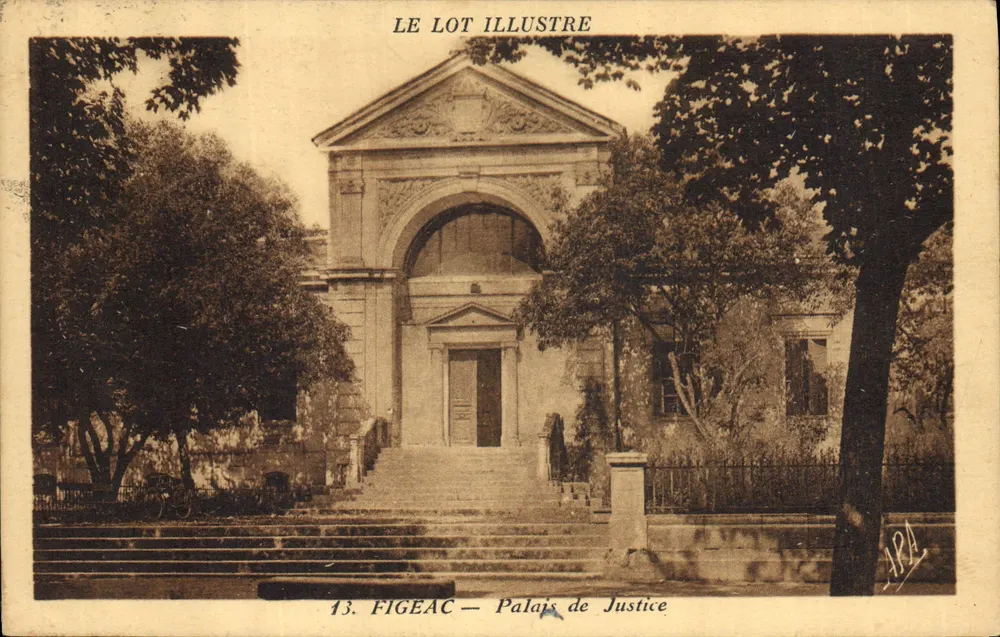 Figeac — Palazzo di Giustizia — Le Lot Illustré, n°13 - Recto