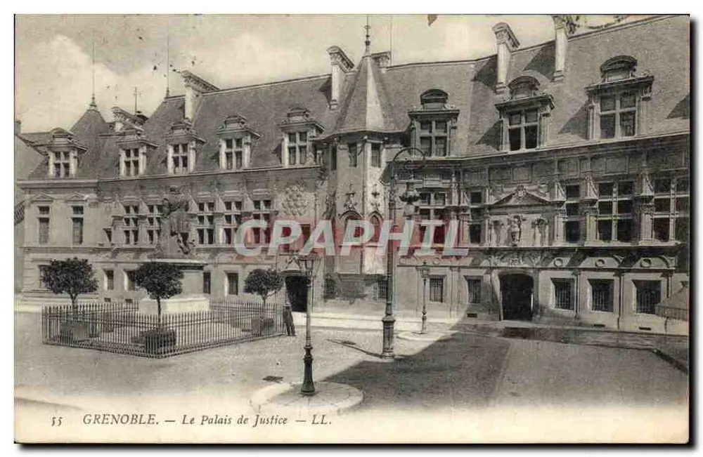 Grenoble — O Palácio de Justiça — LL. n°55 - Frente