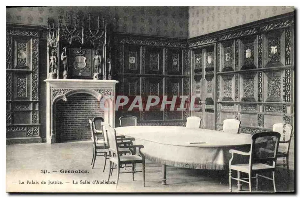 Grenoble - Das Palais de Justice - Die Sitzungshalle - Verlag: Latham & Cie, n° 241 - Vorderseite
