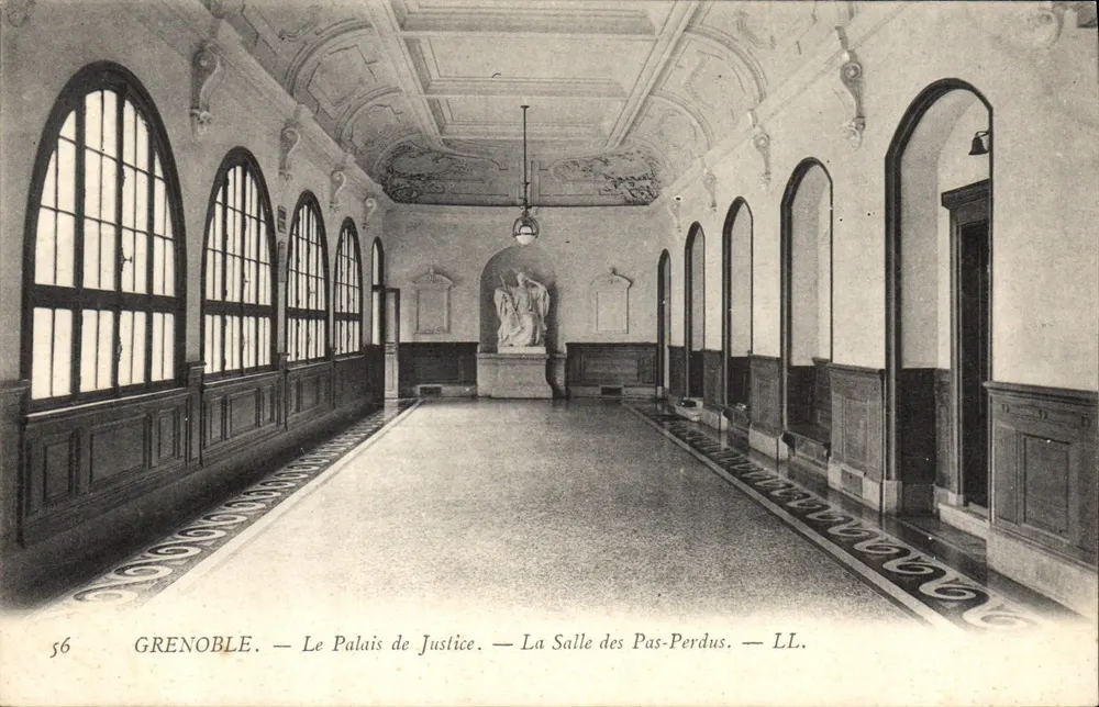 Grenoble — Le Palais de Justice — La Salle des Pas-Perdus — LL. - Vorderseite
