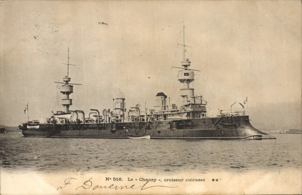 Der « Chanzy », Panzerkreuzer — F. Donernel, N° 516 - Vorderseite