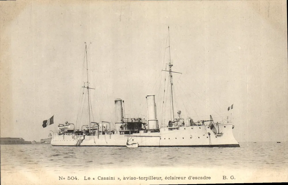 Der « Cassini », Torpedoboot, Flottenspähboot — B. G. — Nr. 504 - Vorderseite