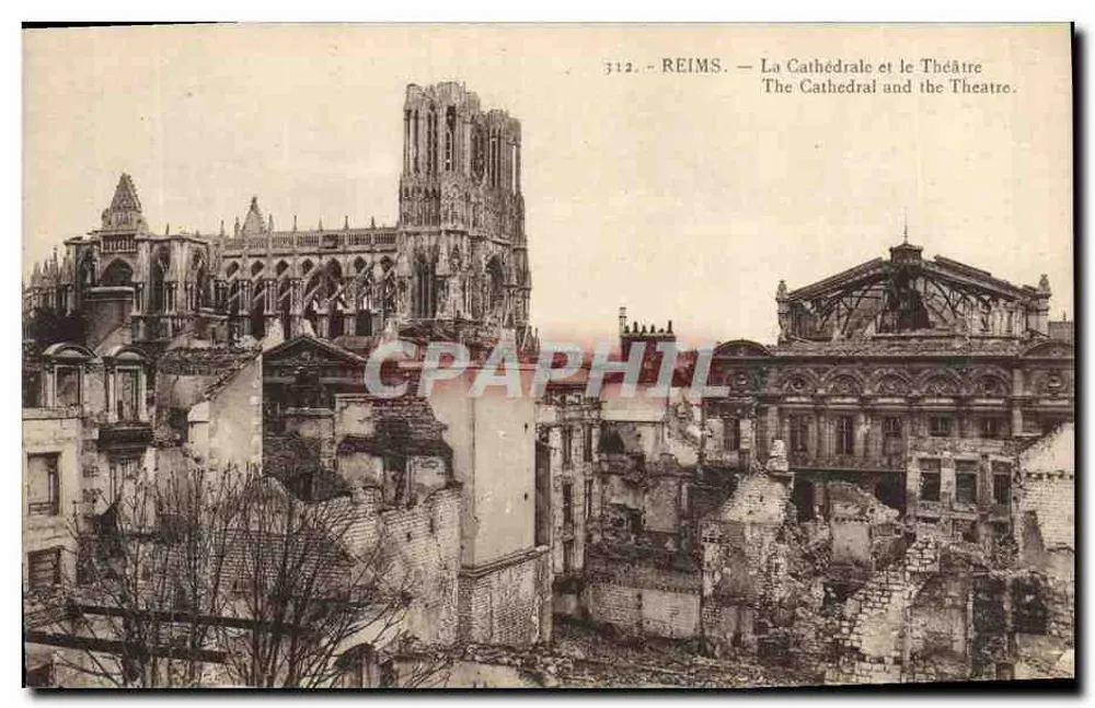 Reims — Die Kathedrale und das Theater — Dandet Verlag - Vorderseite