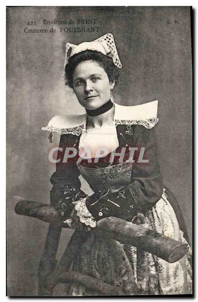 Fouesnant — Tracht von Fouesnant — G. B. - Vorderseite