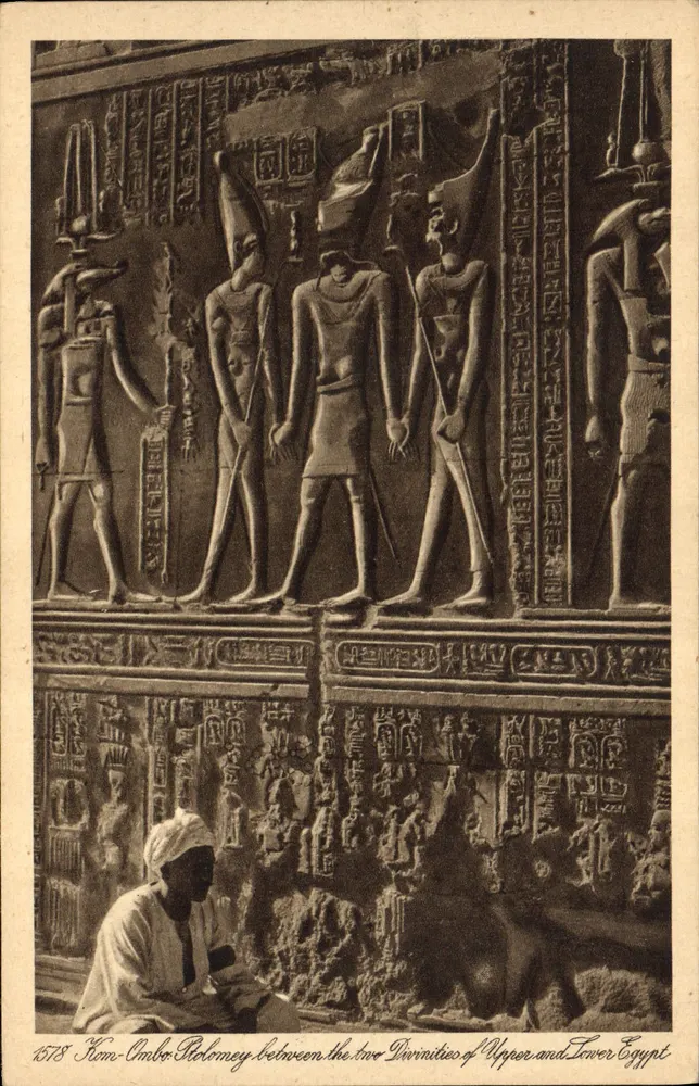Kom-Imbô - Poloméy zwischen den beiden Göttern von Ober- und Unterägypten — Verlag Lehnhert & Landrock, Nr. 1578 - Vorderseite