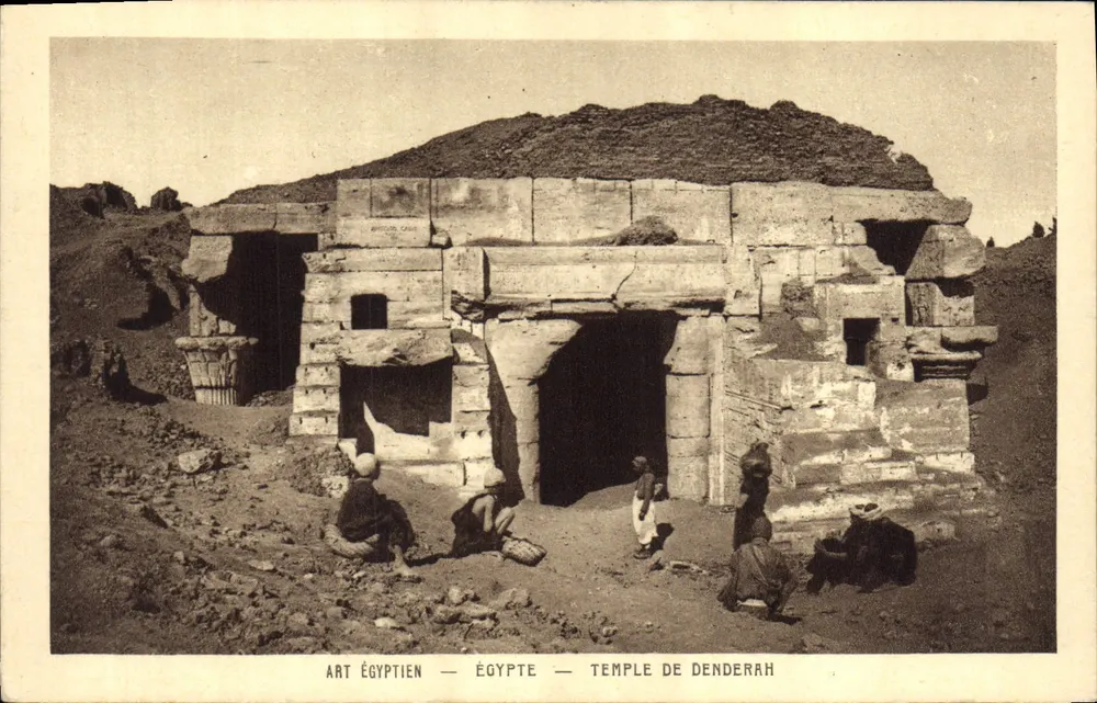देंदेरा के मंदिर — ईजिप्शियन कला — मिस्र — ब्राउन & सी, पेरिस - आगे