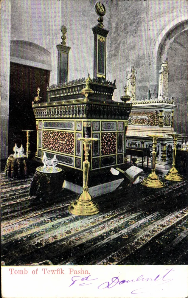 Grab des Tewfik Pasha — Ägypten — Verlag L & H, Kairo, Nr.5 - Vorderseite