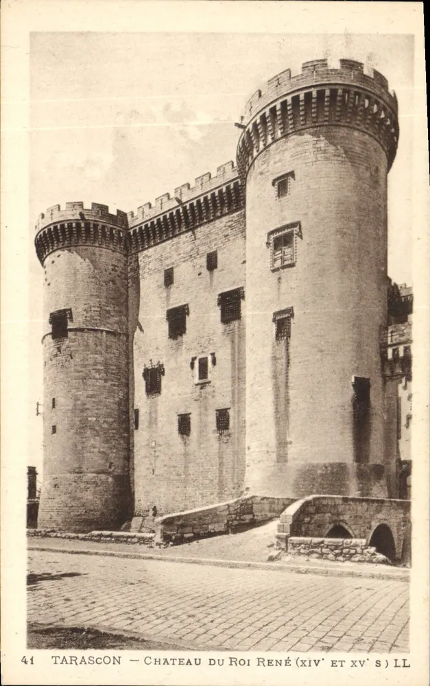 Tarascon — Schloss des Königs René (14. und 15. Jahrhundert) — LL - Vorderseite