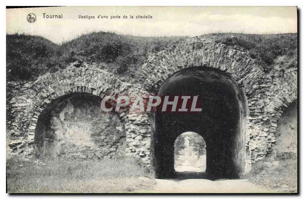 Tournai — Reste einer Stadttoröffnung der Zitadelle — Ed. Nels, Brüssel - Vorderseite