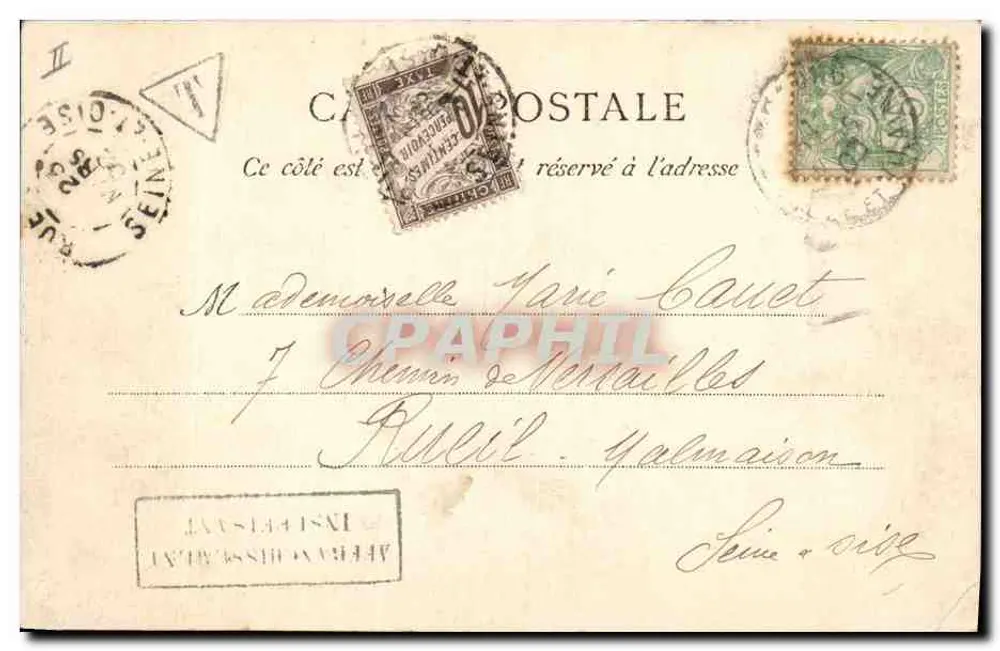 Le Pouldu — Ponta e Gruta de Kerhérón — Editor Villarru, n° 495 - Verso