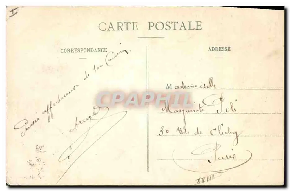 Grenoble - Das Palais de Justice und die Statue von Bayard — anonymer Verlag, Nr. 13 - Rückseite