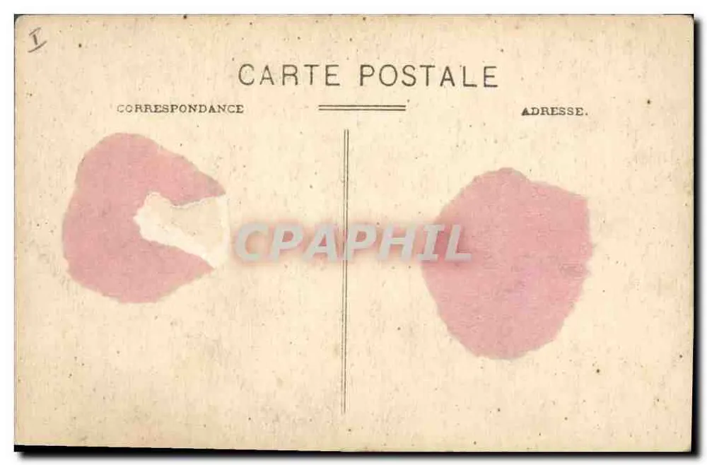 Guéret (Creuse) - Fontäne Bonnyaud und Gerichtsgebäude - A. de Nussac, Édit. Guéret - Rückseite