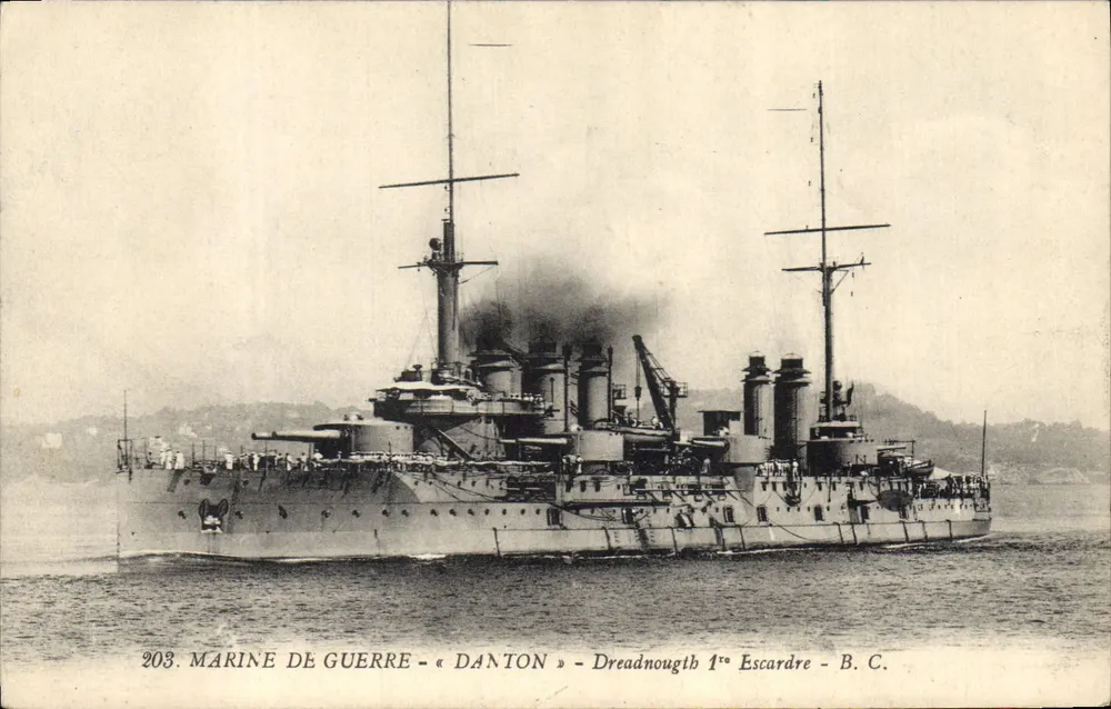 Danton — Dreadnought 1. Flotte - B.C. — Kriegsmarine - Vorderseite