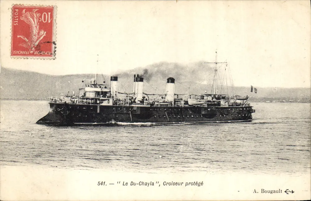 Le Du-Chayla — Geschützter Kreuzer — A. Bougault n°541 - Vorderseite