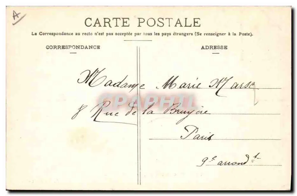 Le Du-Chayla — Geschützter Kreuzer — A. Bougault n°541 - Rückseite