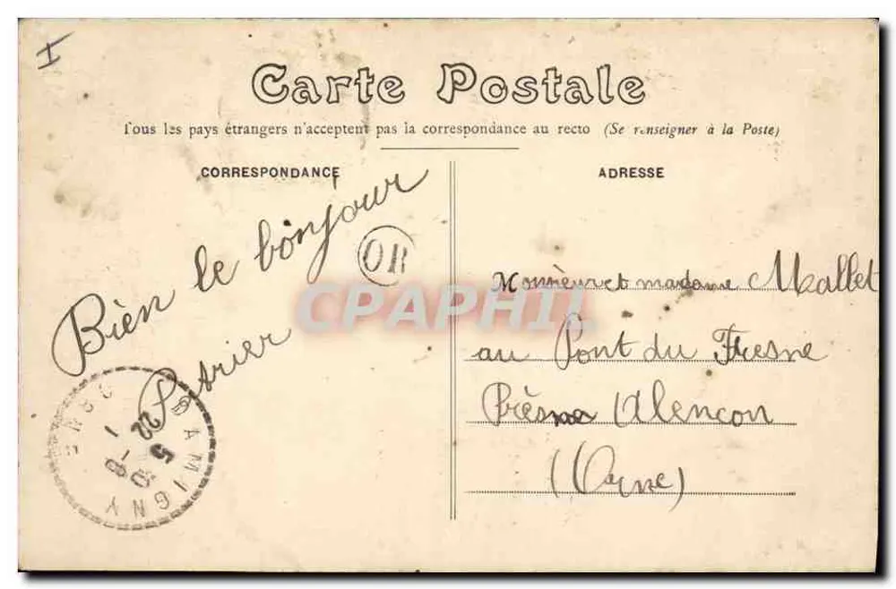 Le Mans — A Prefeitura — Sauvéri Le Mans - Verso