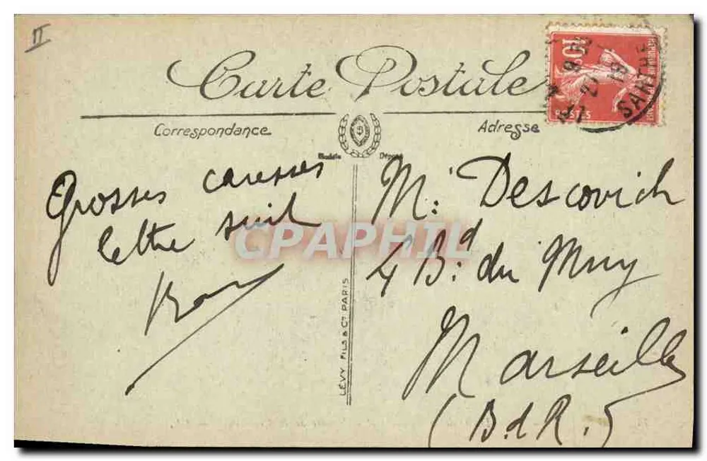 Le Mans — Notre-Dame de la Couture und der Square de la Préfecture — LL. n°34 - Rückseite