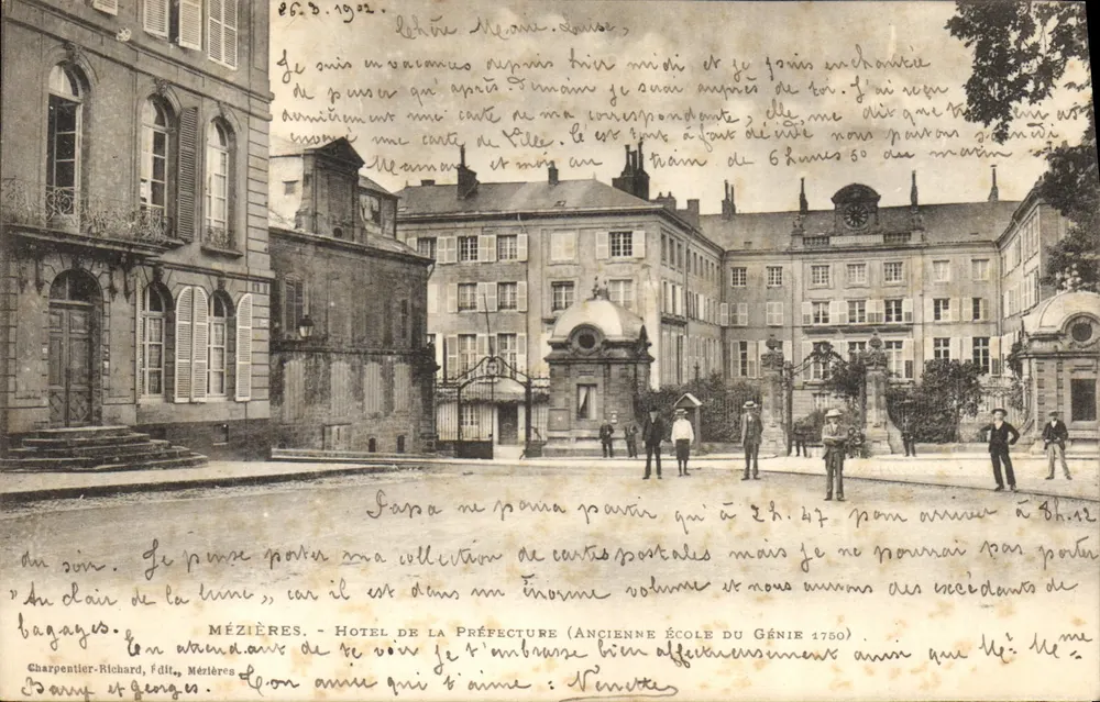 Mézières — Hotel de la Préfecture (Ehemalige Ingenieurschule 1750) — Charpentier-Richard, Verlag, Mézières - Vorderseite