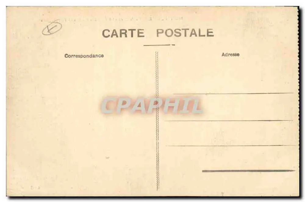 Montpellier - Präfektur und Post- und Telegraphenamt — Seriennummer 408 - Rückseite