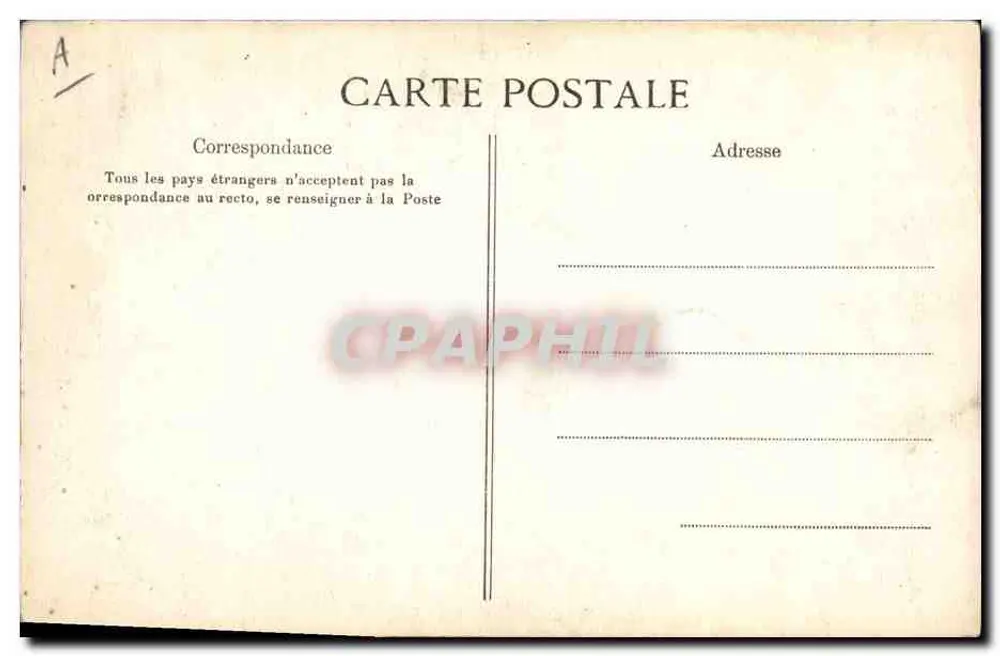 Junge Frau aus Cap-Audierne — Pointe du Raz — Pont-Croix — Sammlung VILLARRAY Quimper - Rückseite