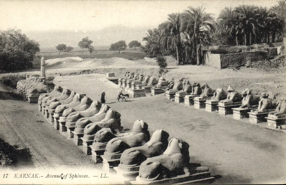 Karnak — Aleja Sfinksów — LL, n°17 - Awers